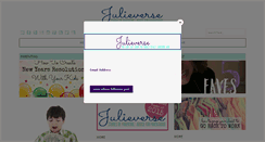 Desktop Screenshot of julieverse.com